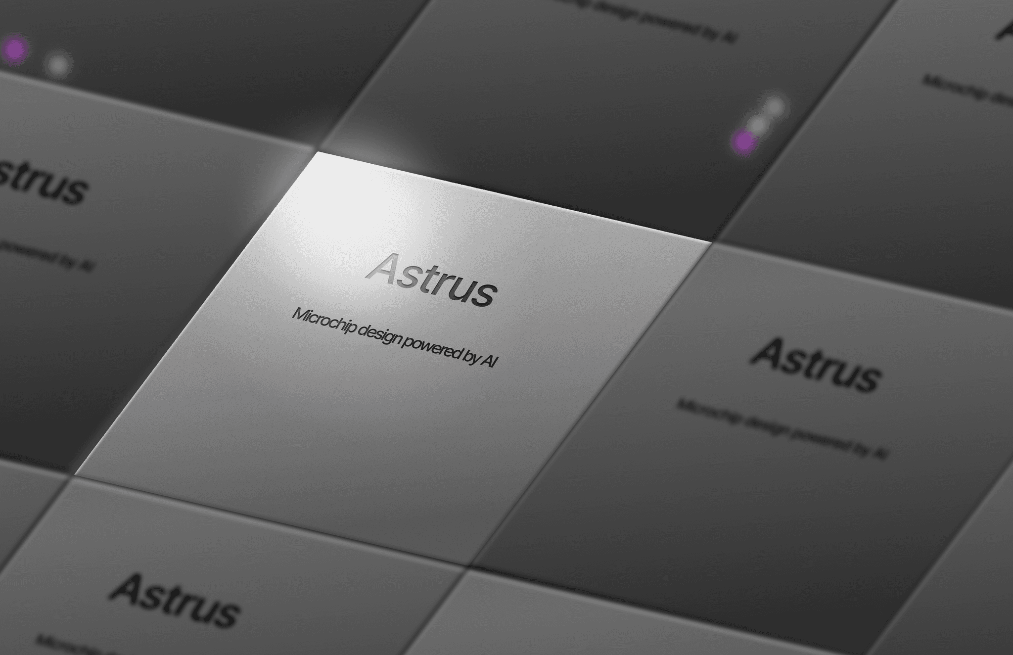 Astrus brand tiles: Microchip design powered by AI